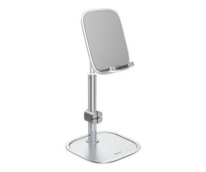 Uchwyt do telefonów Baseus  Stojak teleskopowy Baseus na telefon/tablet (srebrny) Stoja
